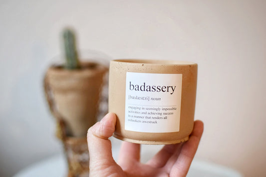 'Badassery' Definition Planter